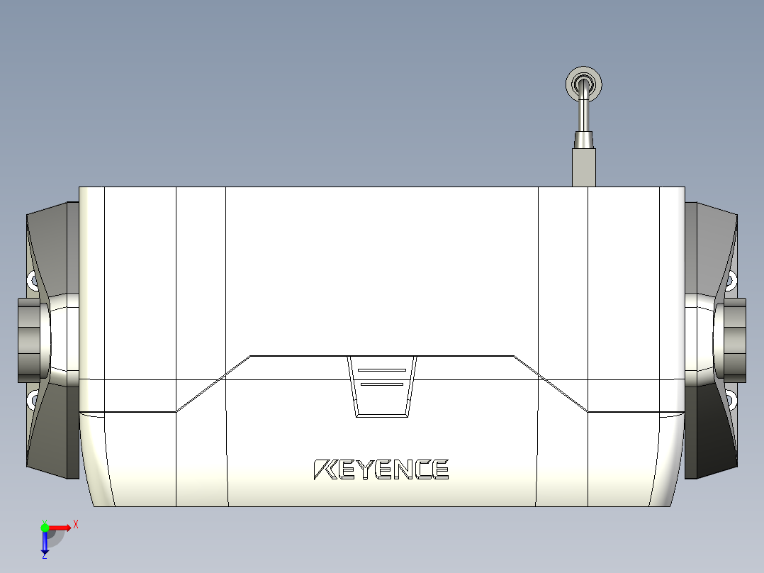 基恩士SJ-F2000_kc图纸模型俯视图