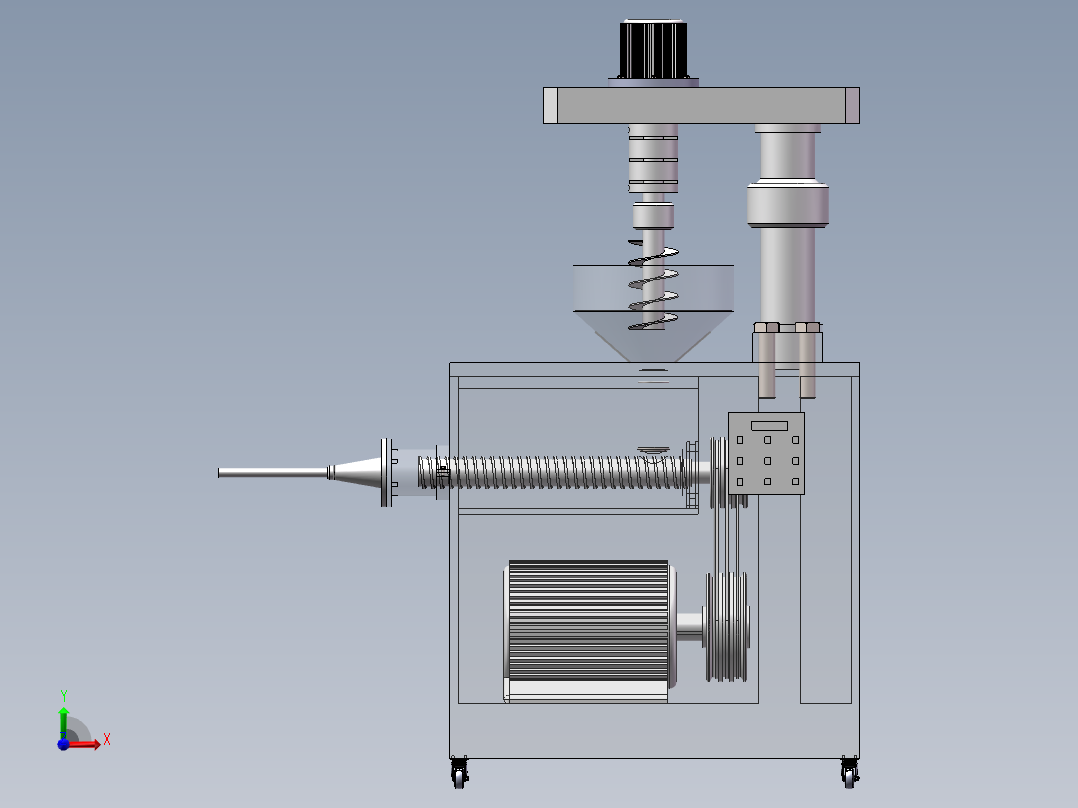 灌肠机设计SW三维图==1435835==150前视图
