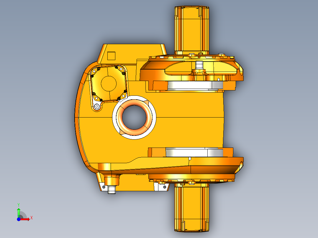 ABB全系列机器人3-3D模型 (114)前视图
