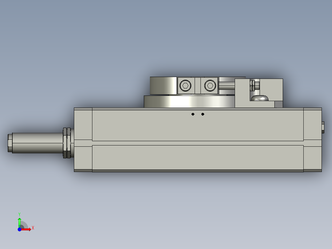 旋转气爪PRC50ST-180前视图