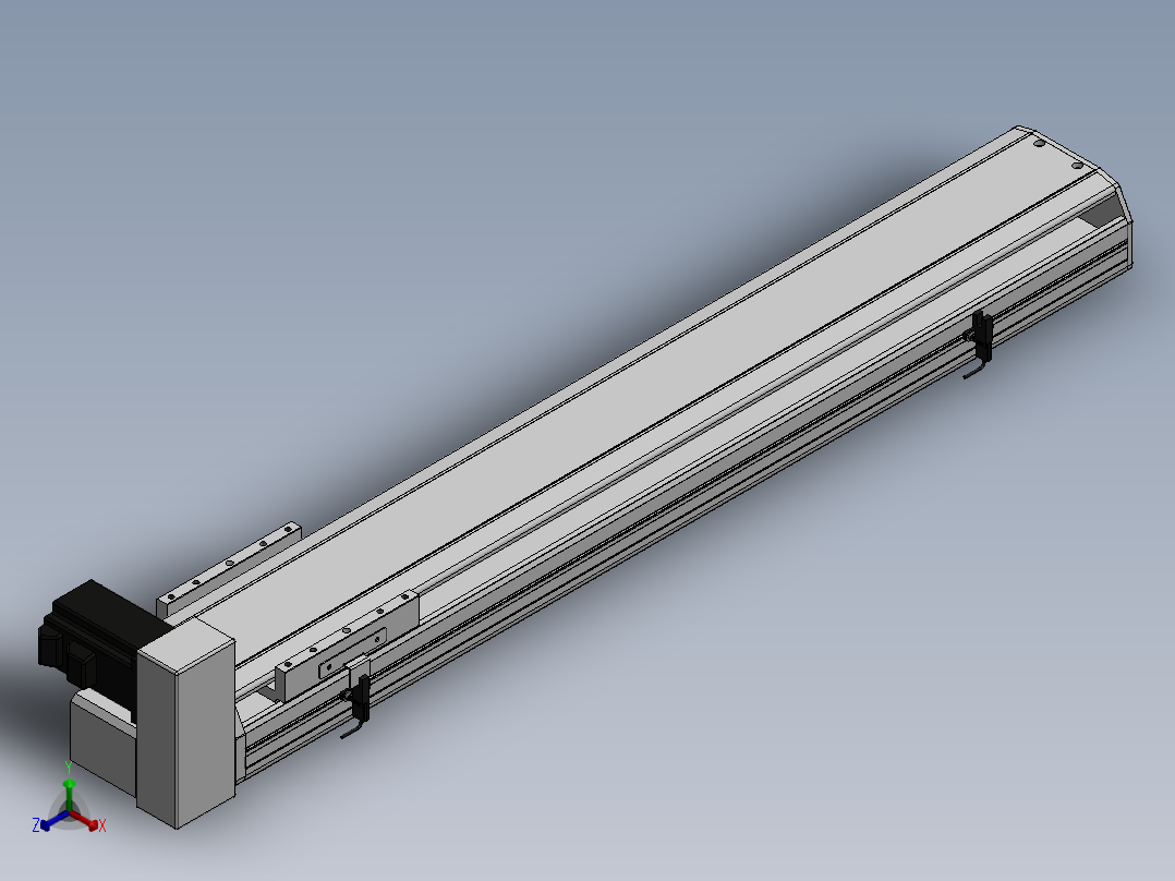 精密模组MT140-L110-650-RU-M40-C4正等轴测图