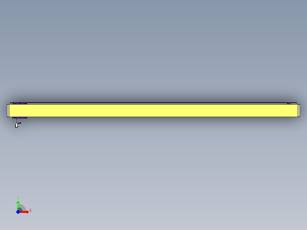 威洛博VL系列直线电机模组-VL14S2-S3000前视图
