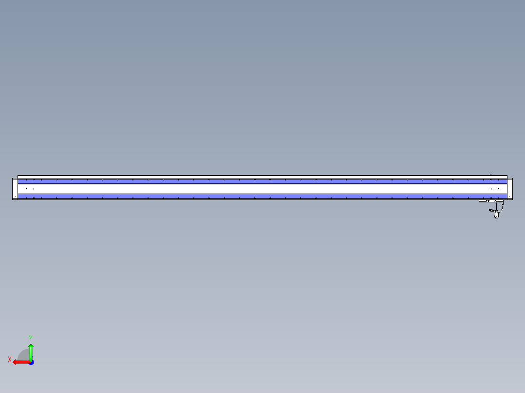 威洛博VL系列直线电机模组-VL14S2-S3000后视图