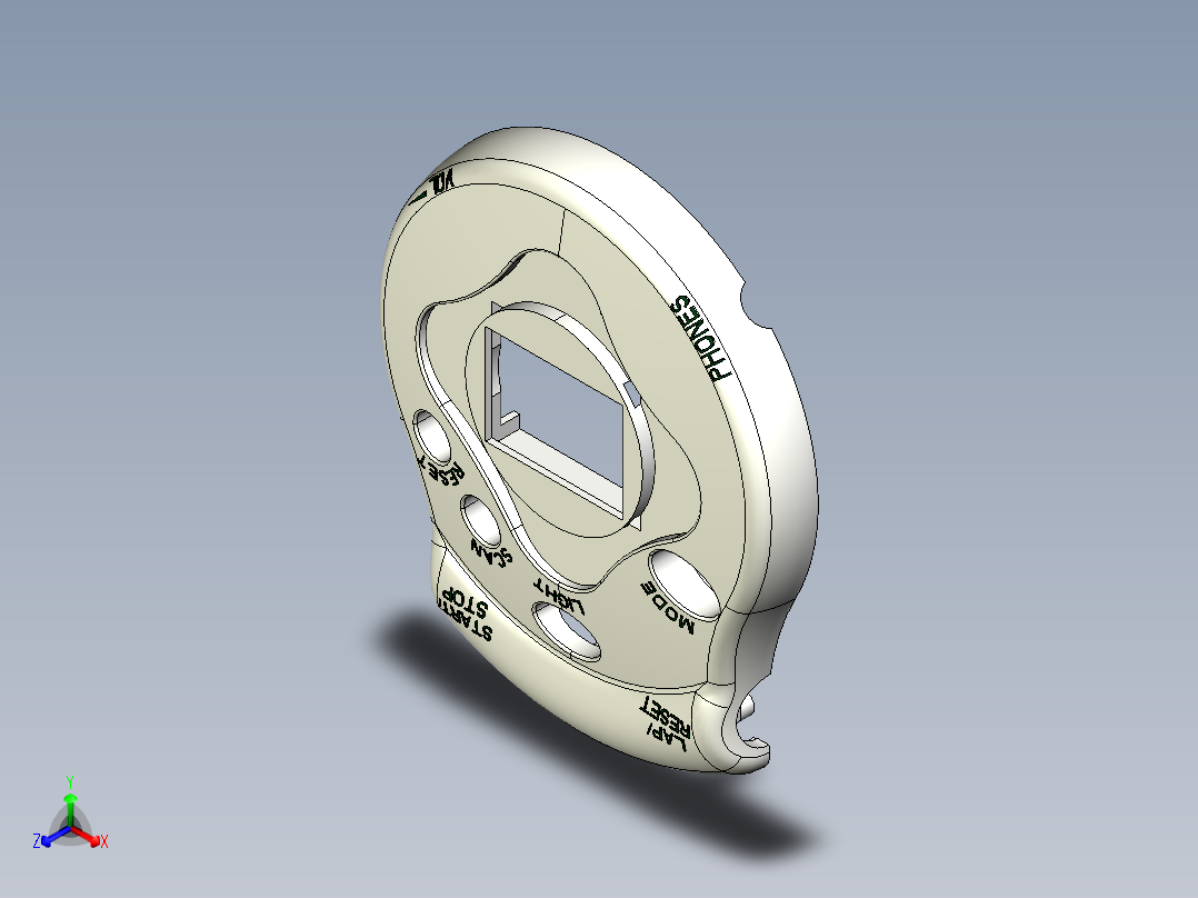 秒表正等轴测图