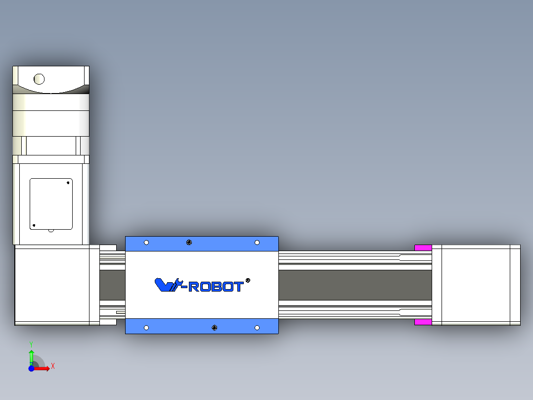 威洛博LB.GB同步带传动--欧规系列GB8-L192-S150-BR-P75-K前视图