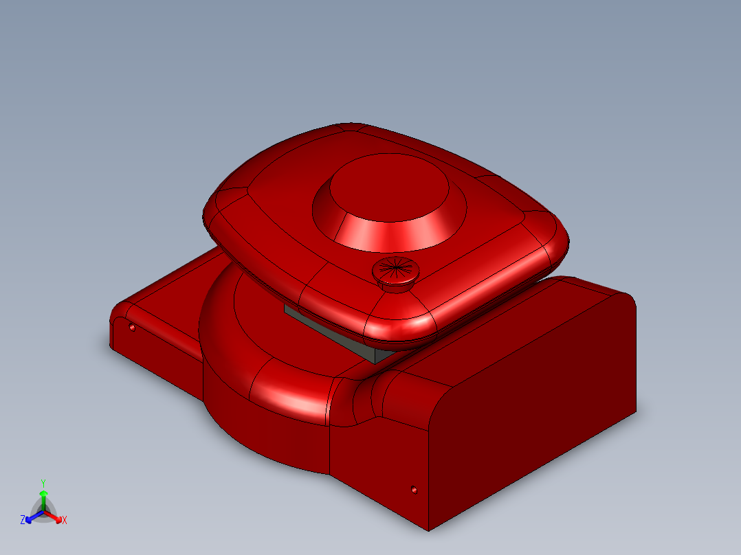 割草机正等轴测图