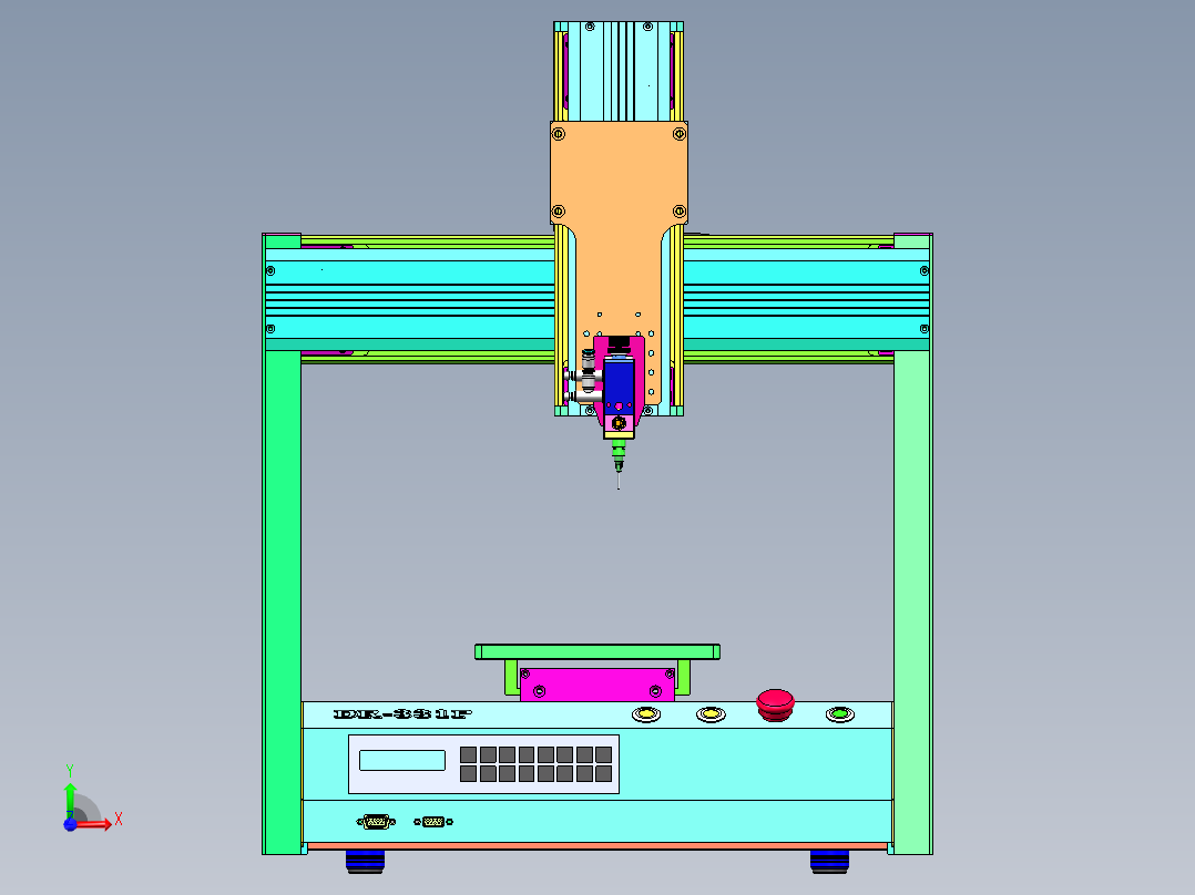 DR-331点胶机设备前视图