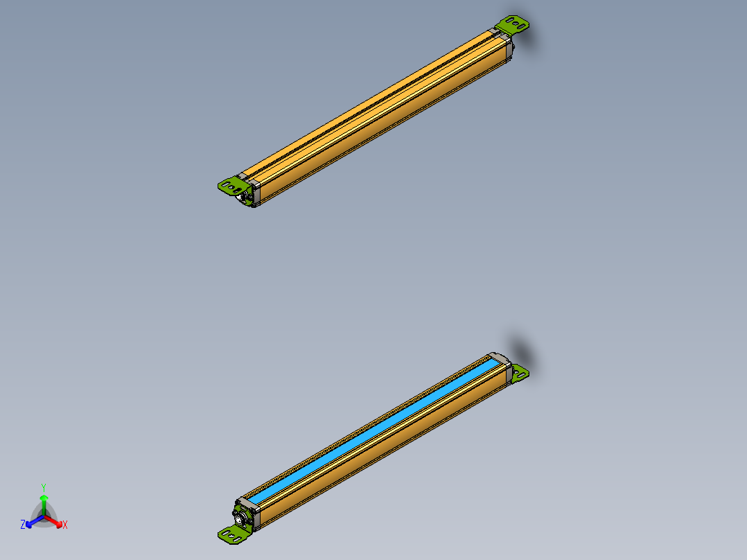 安全_区域传感器H2EL3610_30_30_3D正等轴测图