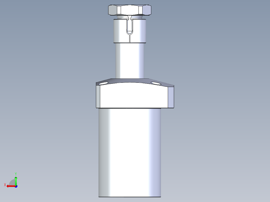 KOSMEKLHA0650-SL-Q25多系列多零件图纸模型后视图