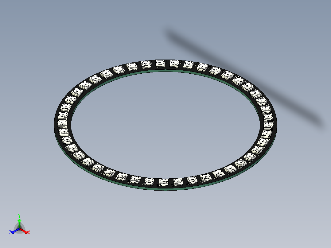 RGB氛围灯21正等轴测图