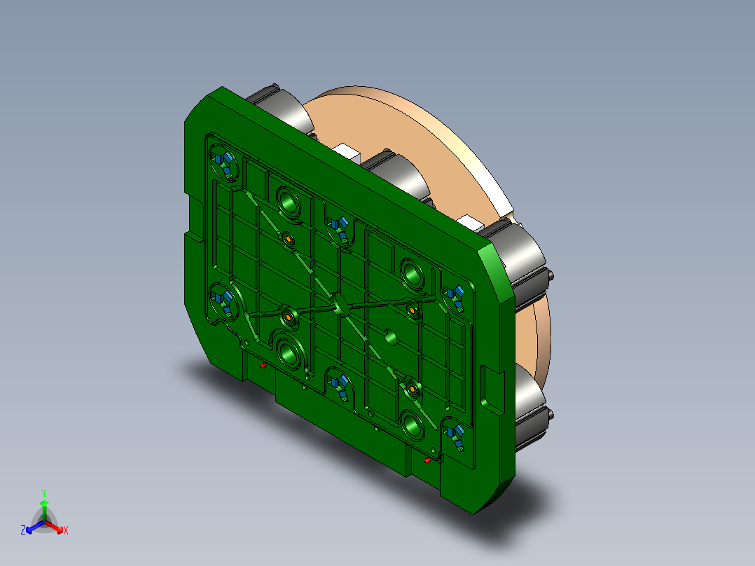 EDC30-A-CNC2-181016正等轴测图