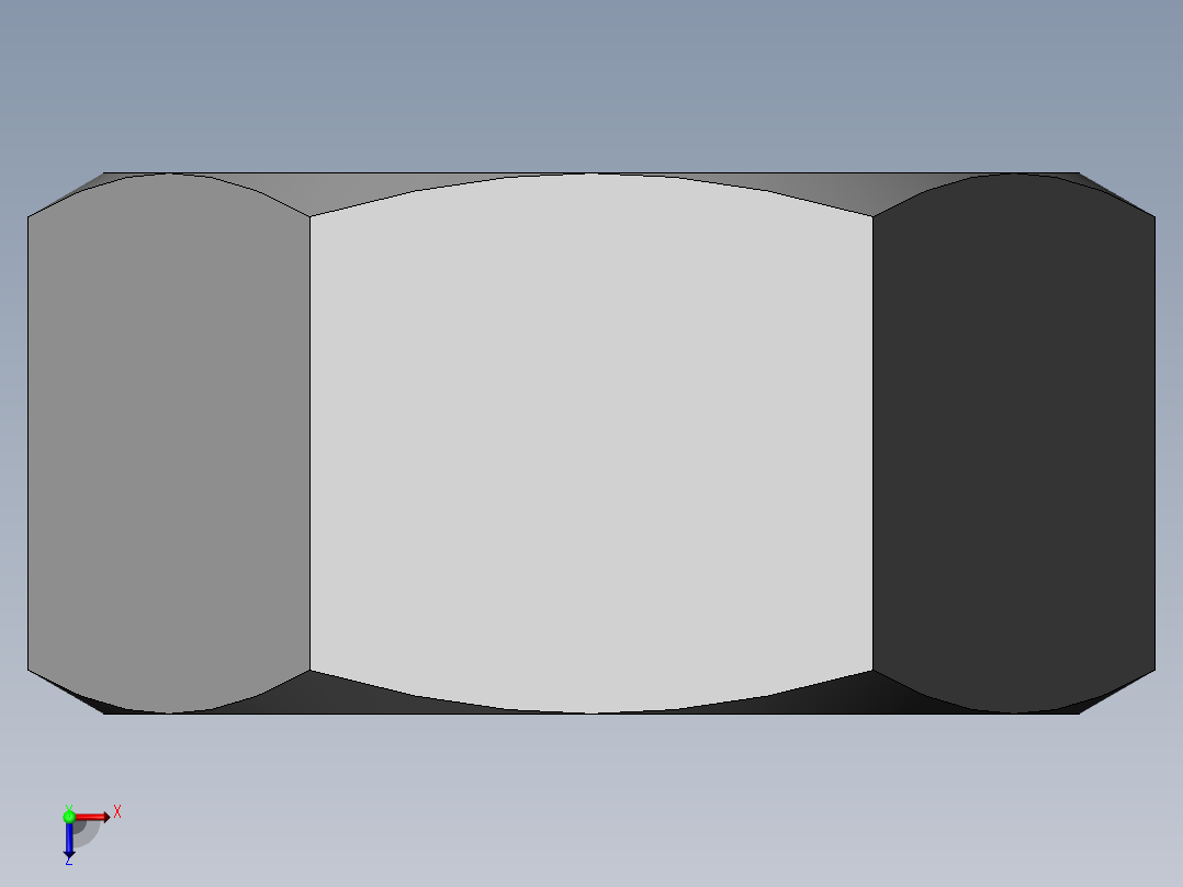 DIN 934 螺母-M90 Nut.SLDPRT俯视图
