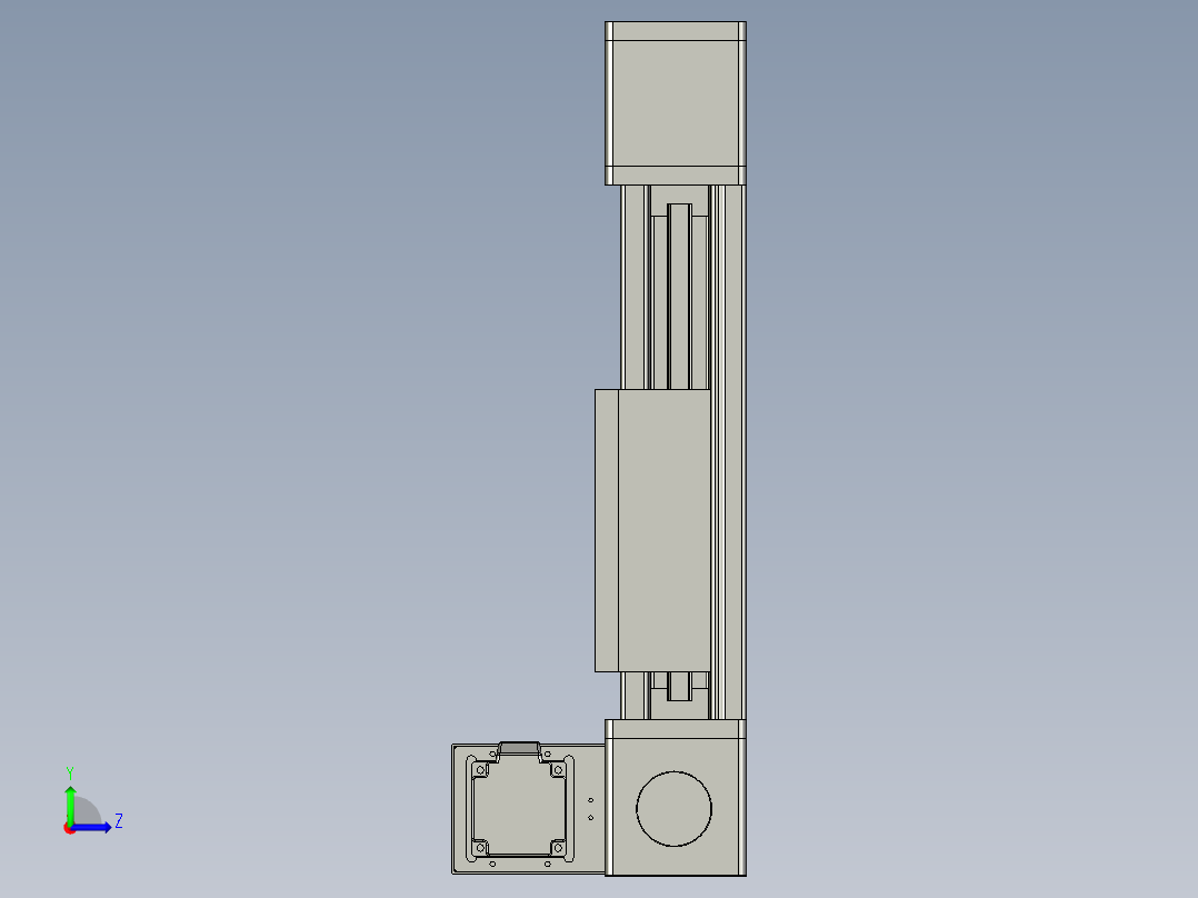 欧规系列-GB8-L96-S100-BRU-P40-MS3左视图