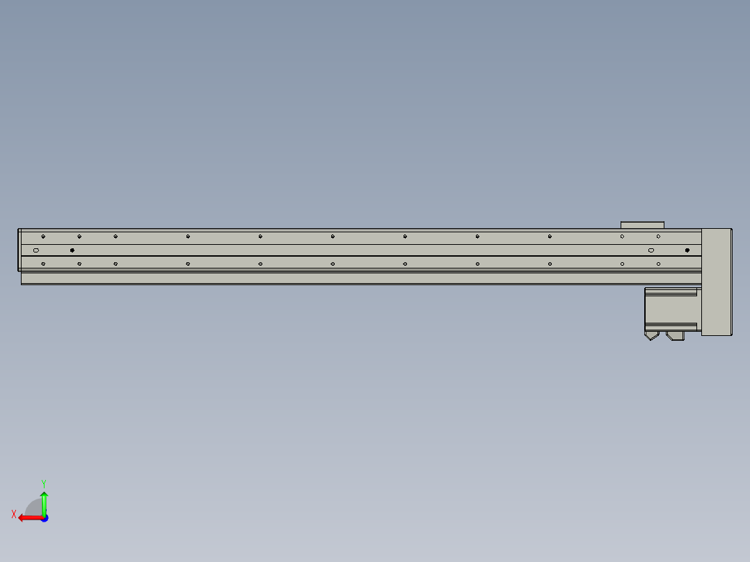 威洛博VF6-S750-BL后视图