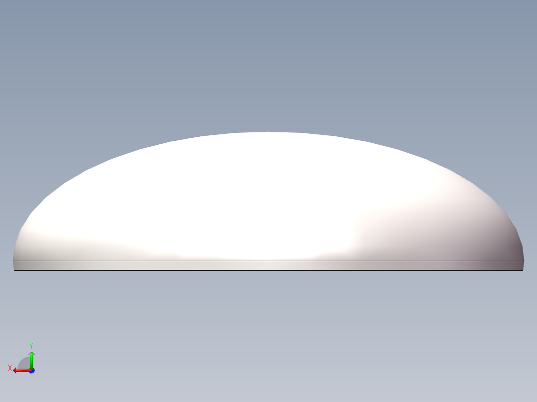 EHA椭圆形封头DN2200后视图