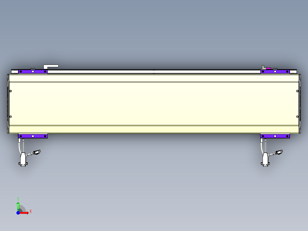 威洛博VL系列直线电机模组-2VL22H1-S750前视图