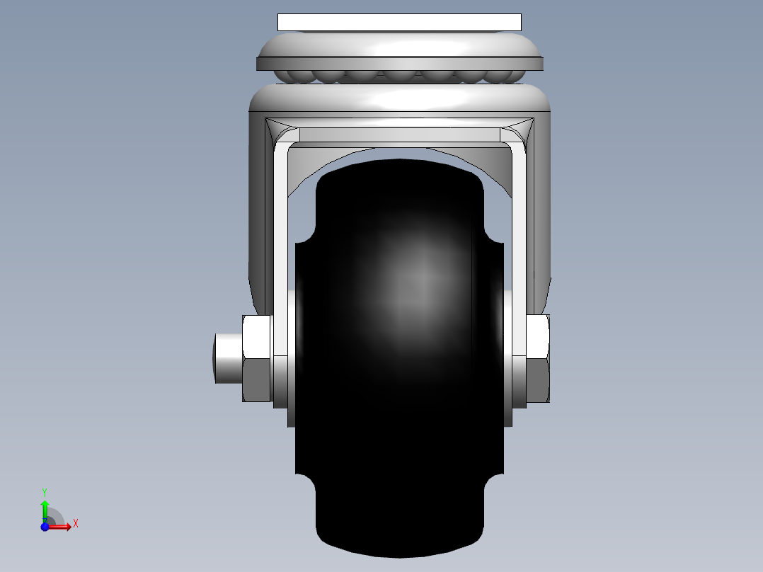 科顺脚轮Colson-1_02266_45前视图