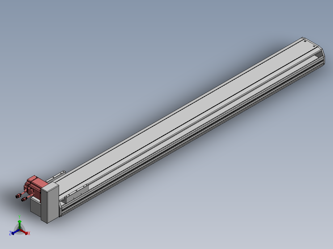 精密模组MT170-L125-1500-RU-M75-C4正等轴测图