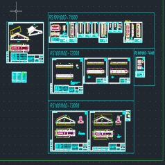 射线安全检查机全套CAD图纸 机械设计CAD图纸DWG图纸2D图纸