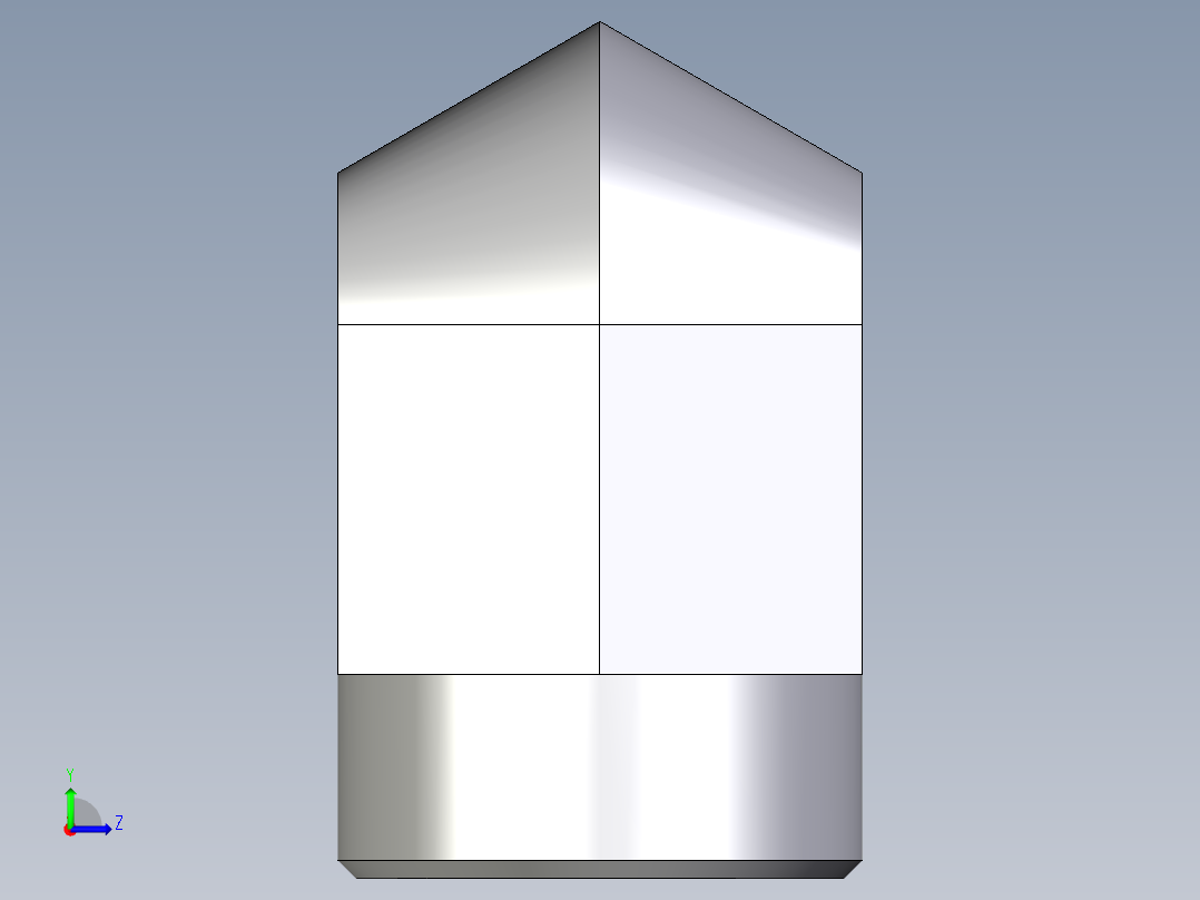 卡套式工业通用硬管接头EO_Union_elbow_W28L71X左视图