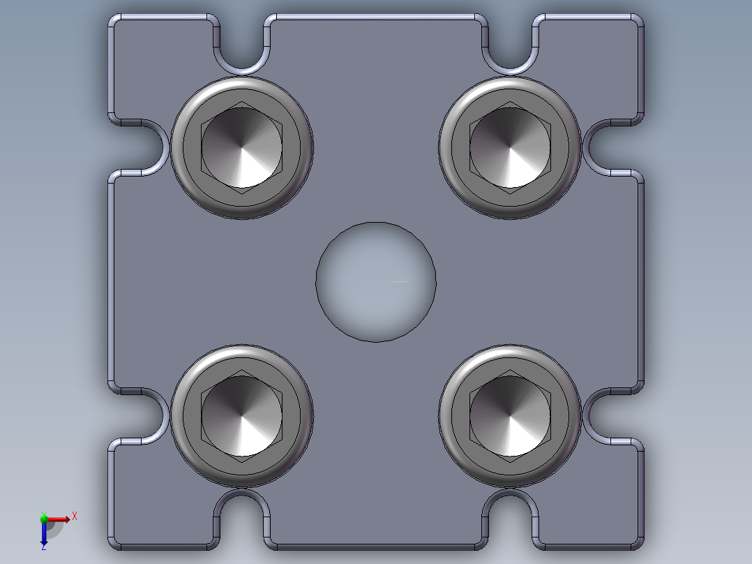 铝型材及其附件5.33.40.8080.M20俯视图