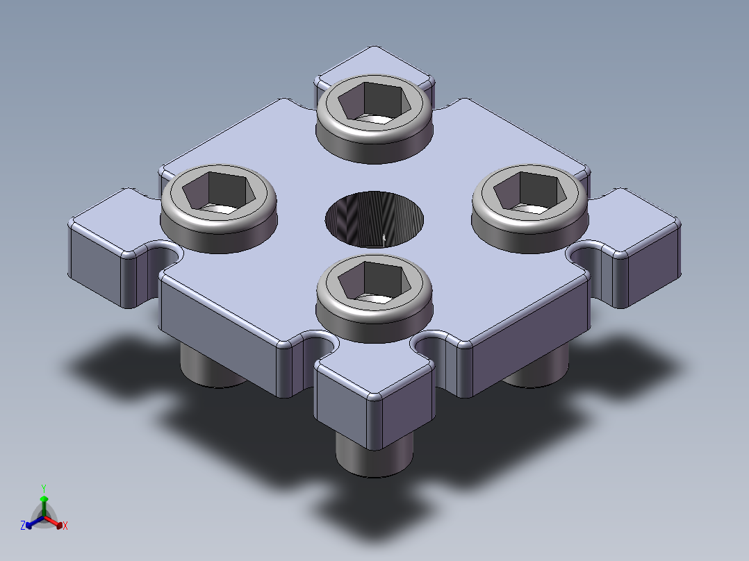 铝型材及其附件5.33.40.8080.M20正等轴测图