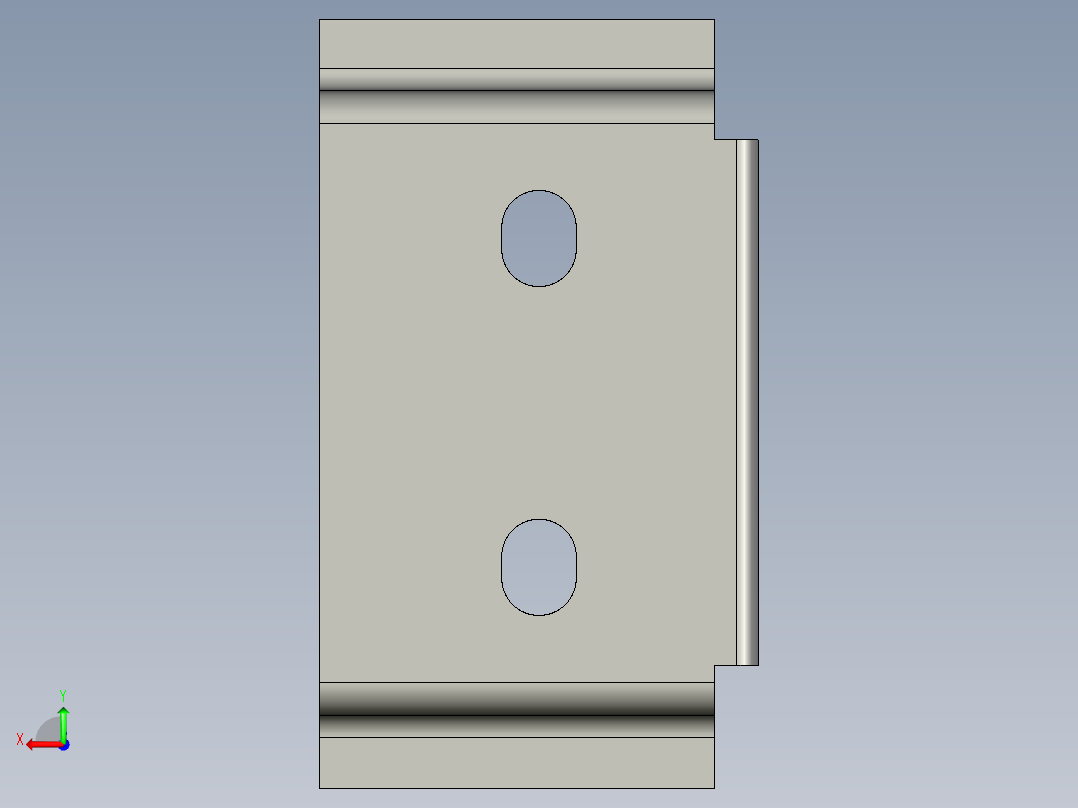 基恩士LV-11A_bracket_kc图纸模型后视图