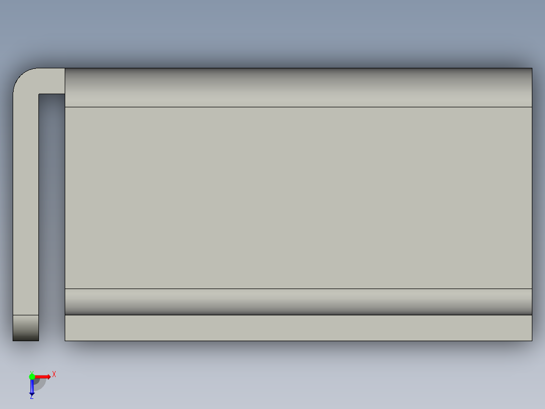 基恩士LV-11A_bracket_kc图纸模型俯视图