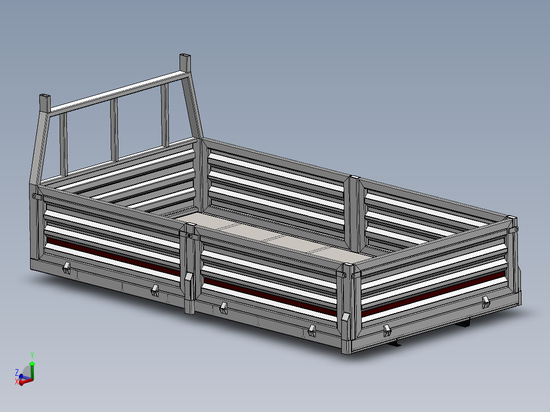 <span style='color: red'>小型</span>拖车<span style='color: red'>3D</span>模型