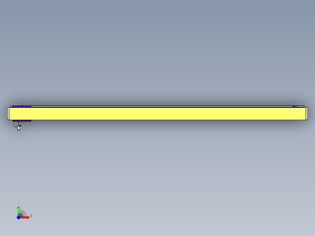 威洛博VL系列直线电机模组-VL14S3-S3100前视图