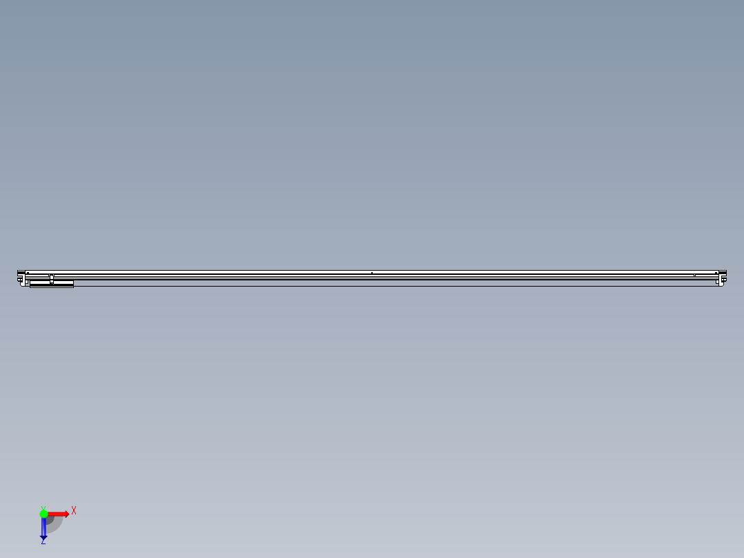 威洛博VL系列直线电机模组-VL14S3-S3100俯视图