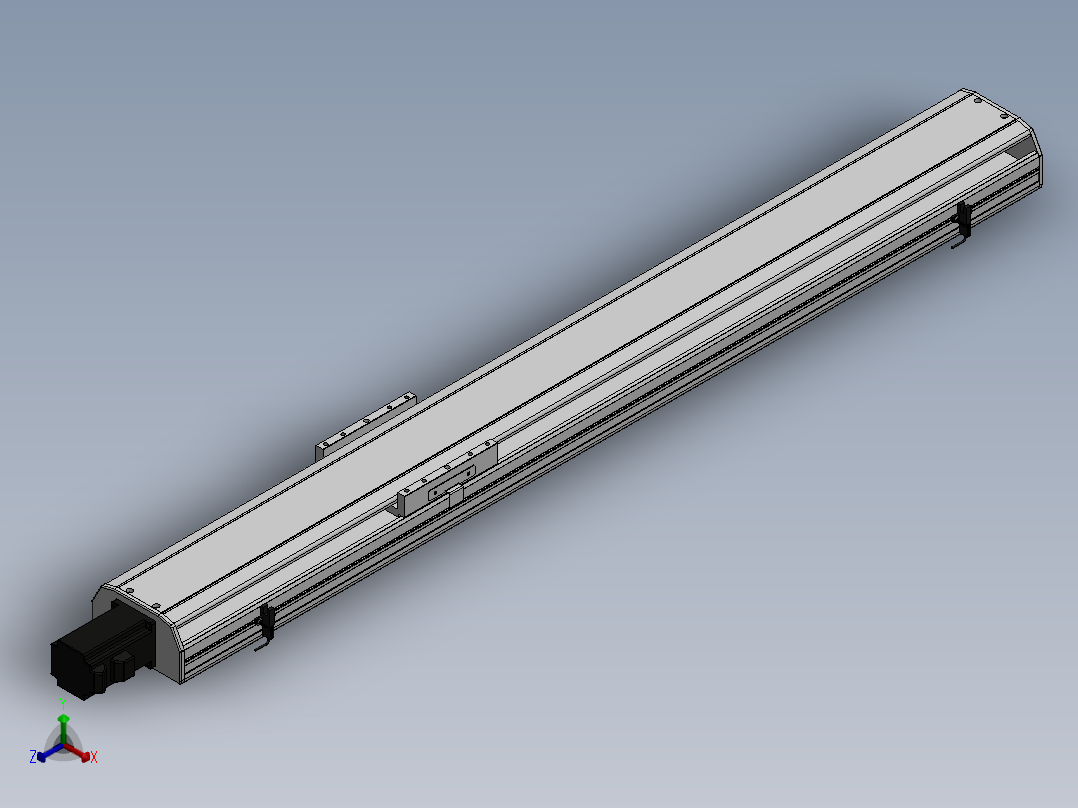 精密模组MY140-T10-1400L-BC-P40B-C4-C正等轴测图