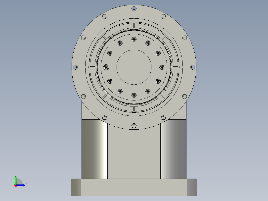 直齿ZPLH160-L1 42-114.3-200-M12.STEP左视图