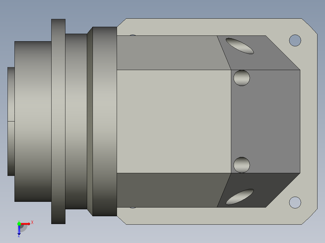 直齿ZPLH160-L1 42-114.3-200-M12.STEP俯视图
