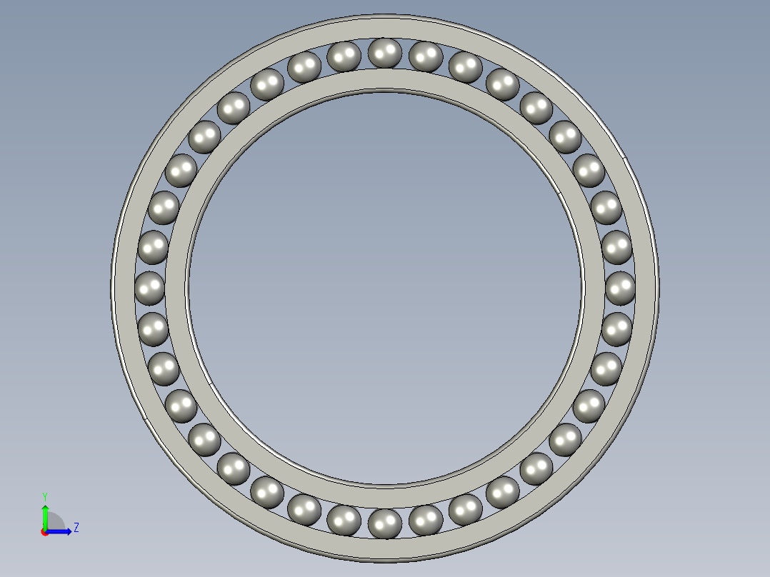 深沟球轴承61940左视图