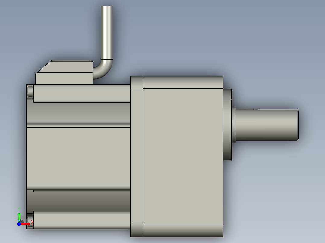 MB9G5BV+MBMU9A1AB(100V)电机前视图