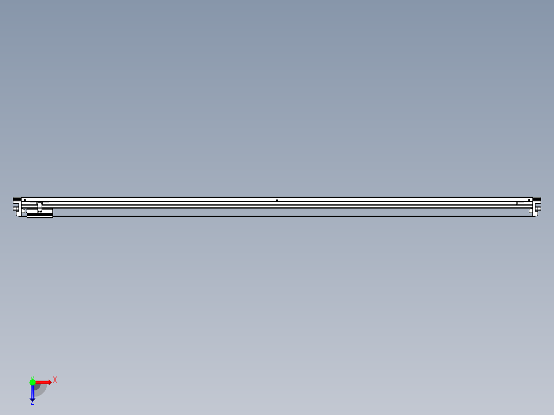 威洛博VL系列3d模型模组VL17E1Y-S2050俯视图
