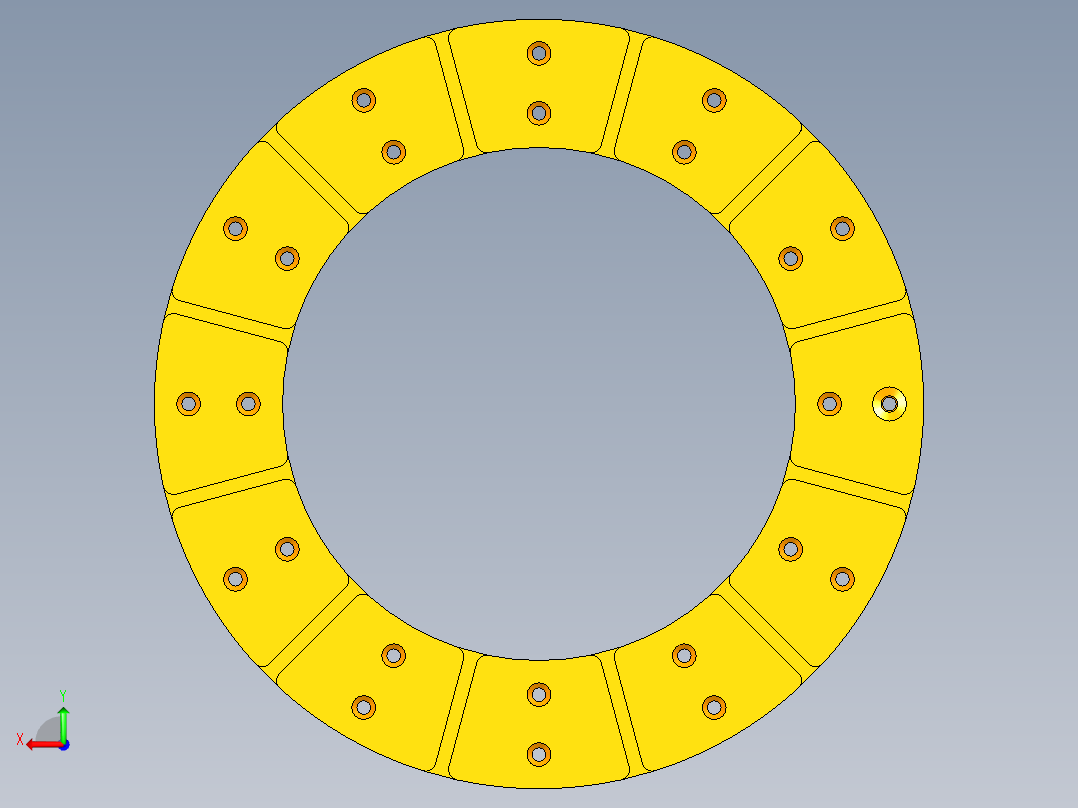P062-拉式膜片弹簧离合器设计【含三维catia】后视图