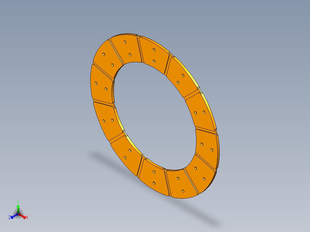 P062-拉式膜片弹簧离合器设计【含三维catia】正等轴测图