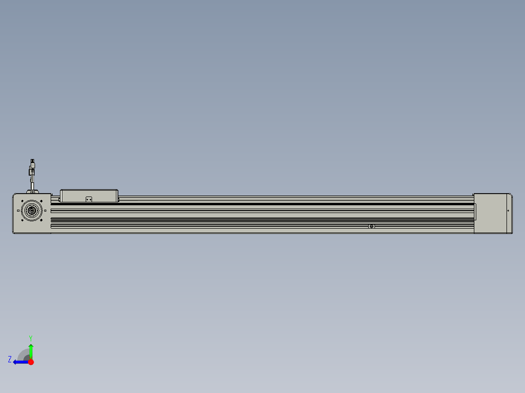 威洛博直线电机模组EB8-L200-S900-R-P75-MS3右视图