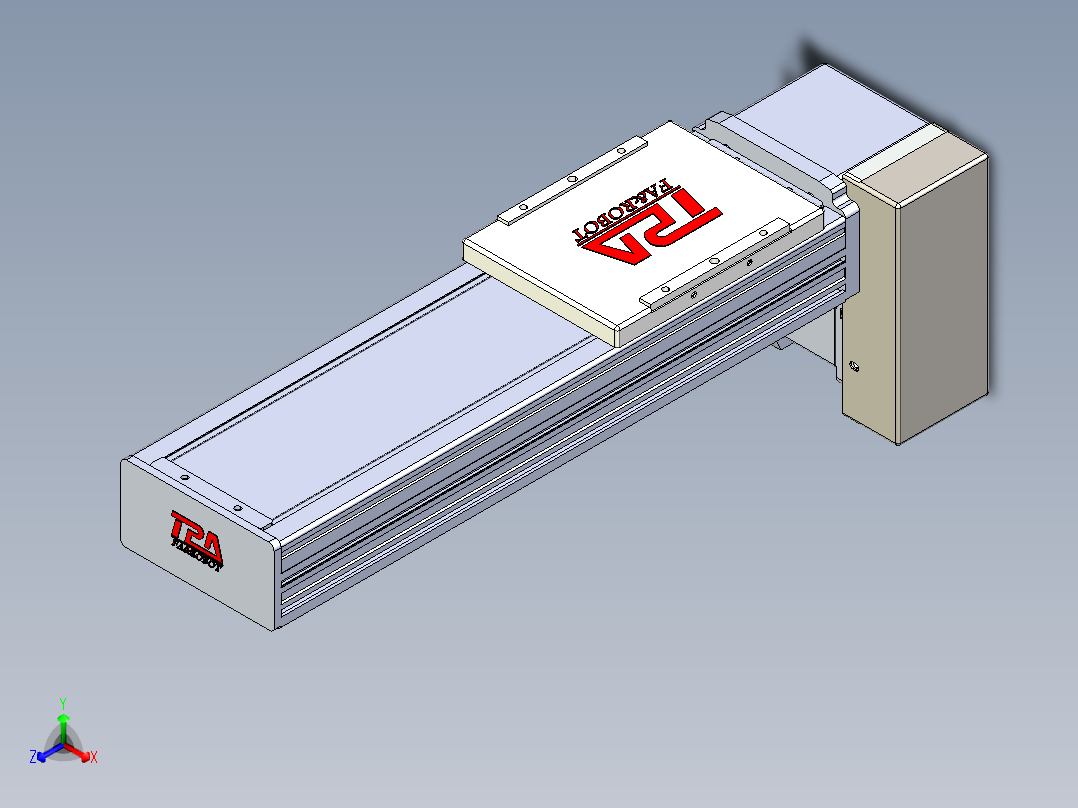 同步带全封闭直线模组TPA-HCB-110D-90-L200-LP-Y-P40-N3