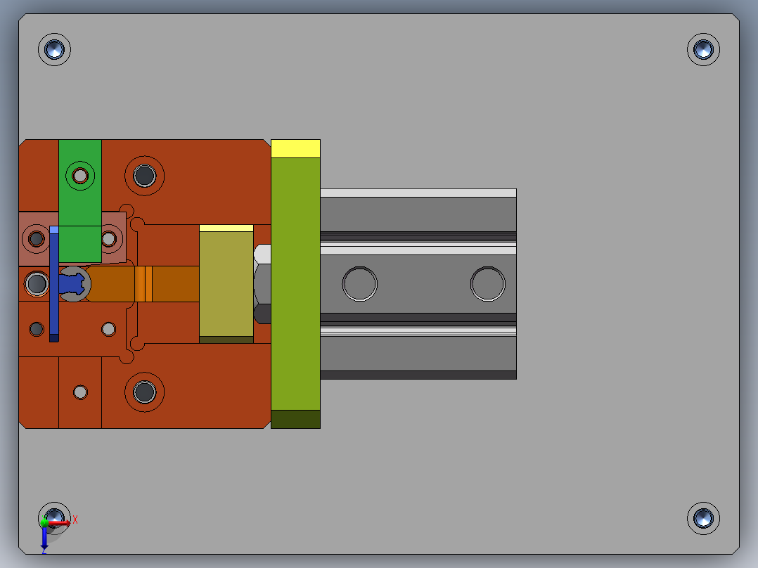 卡簧安装器sw18可编辑俯视图