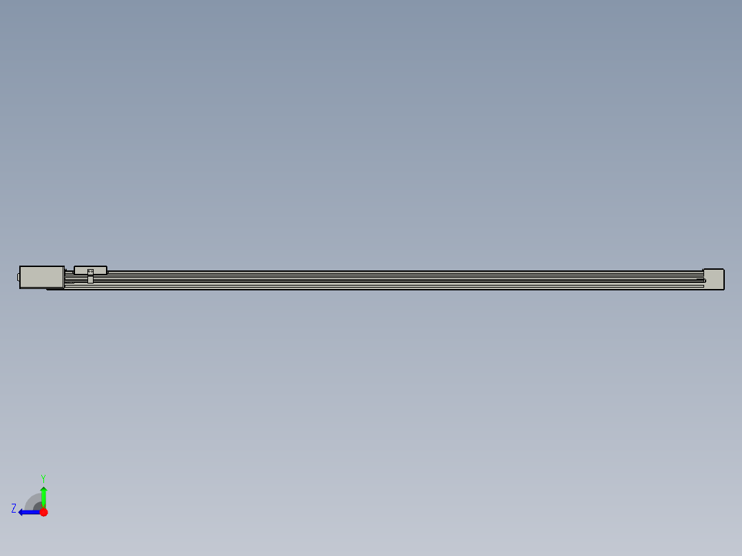 威洛博直线电机模组EB4-L40-S1600-BL-57-MS3右视图