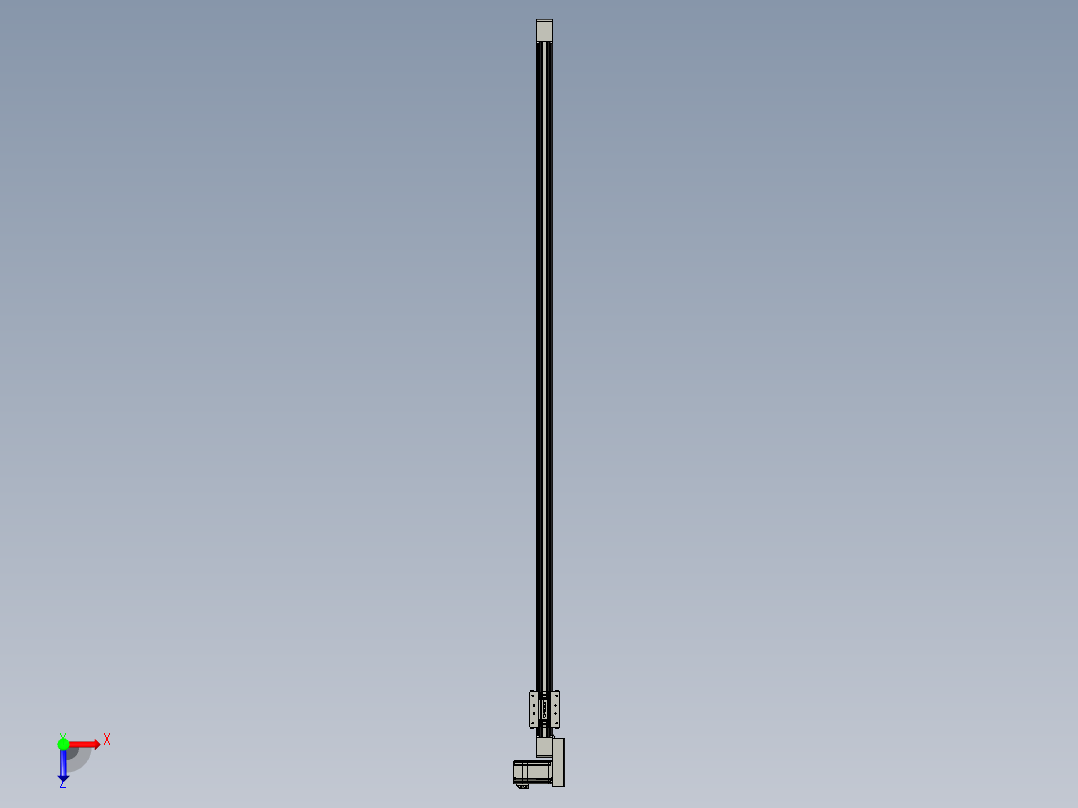 威洛博直线电机模组EB4-L40-S1600-BL-57-MS3俯视图