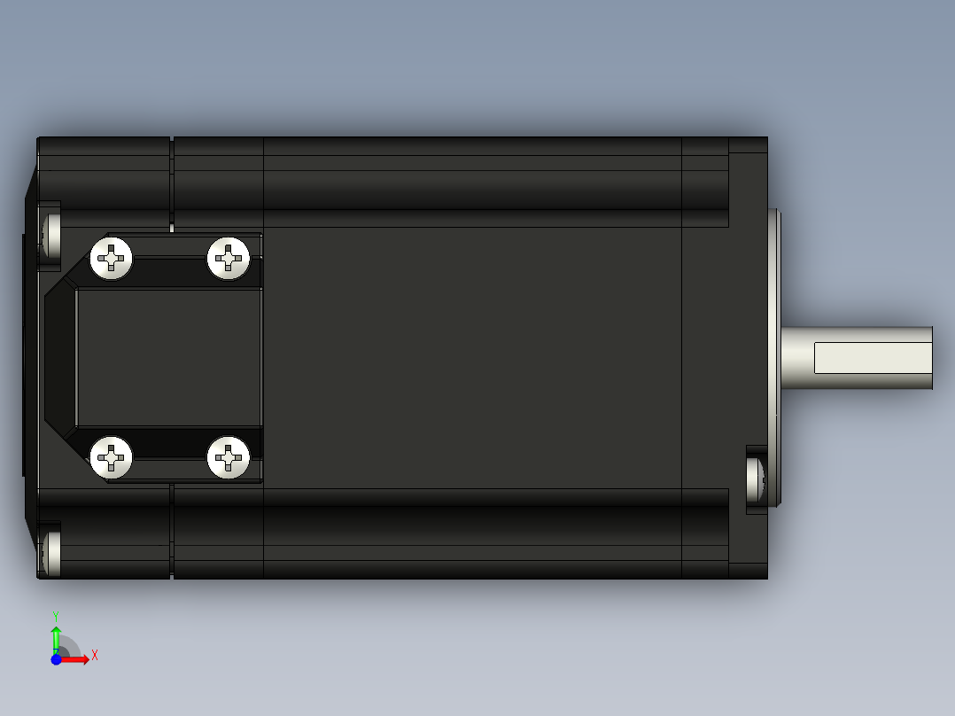 闭环步进电机NEMA 23前视图