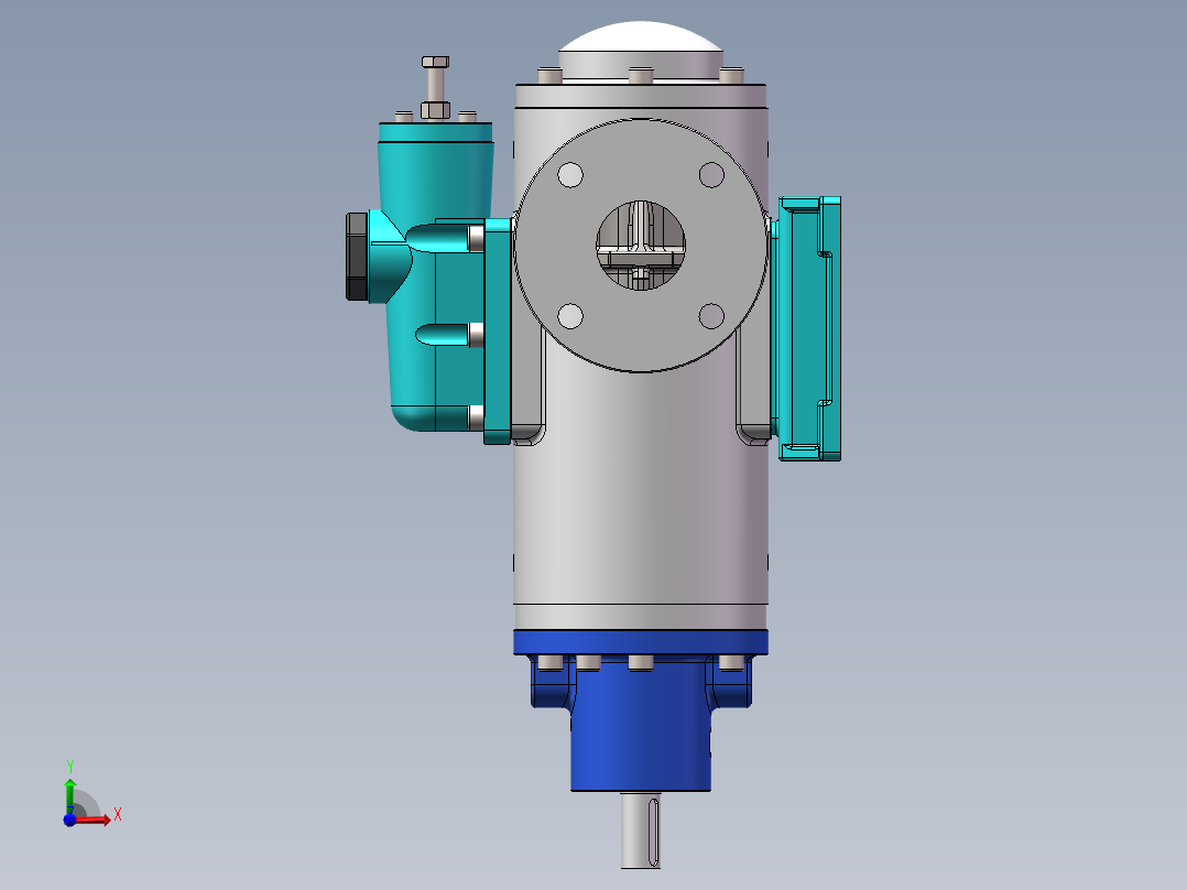 SM120三螺杆泵==763800==50前视图