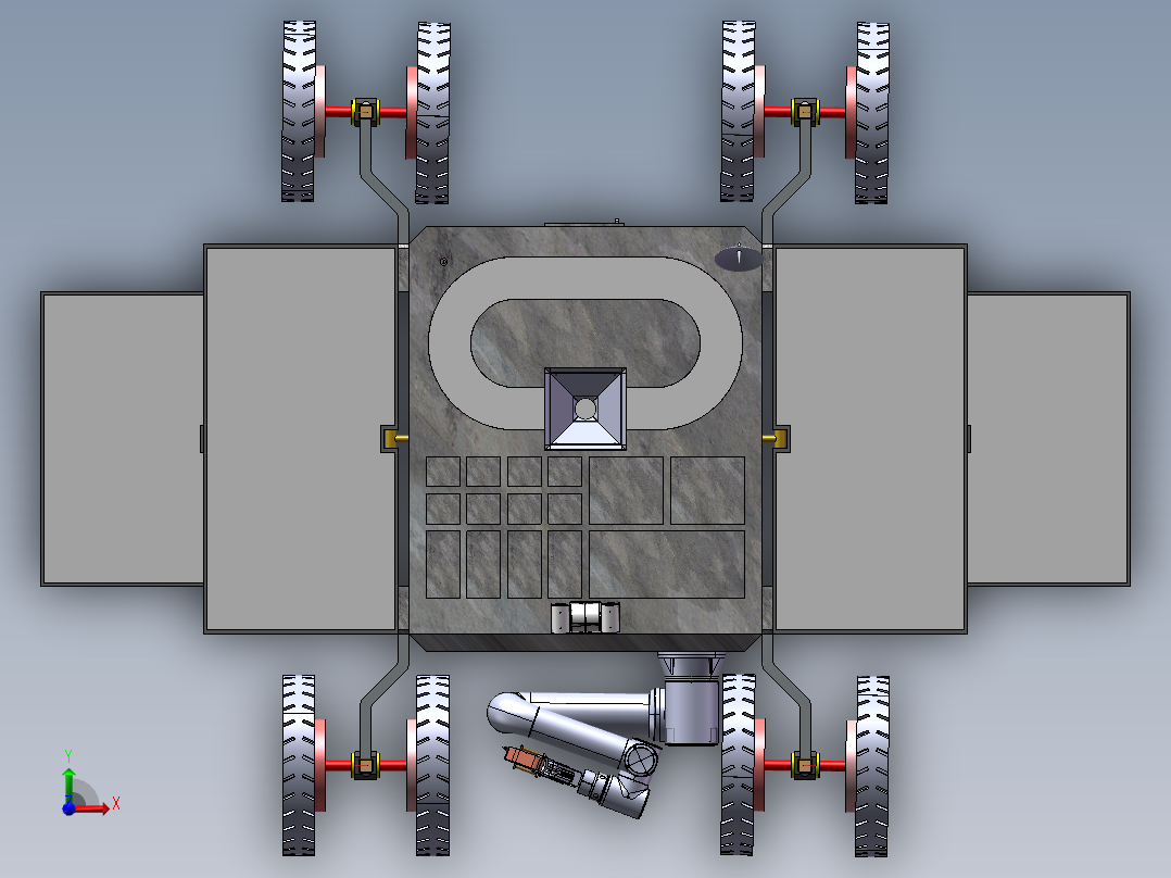 探采机器人1前视图