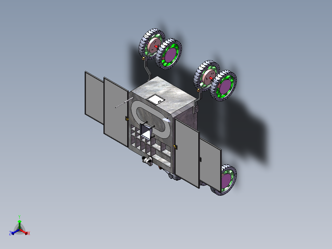 探采机器人1正等轴测图