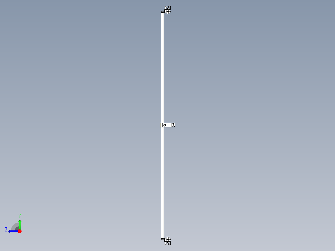 基恩士SL-JB127_side-mount_kc图纸模型右视图