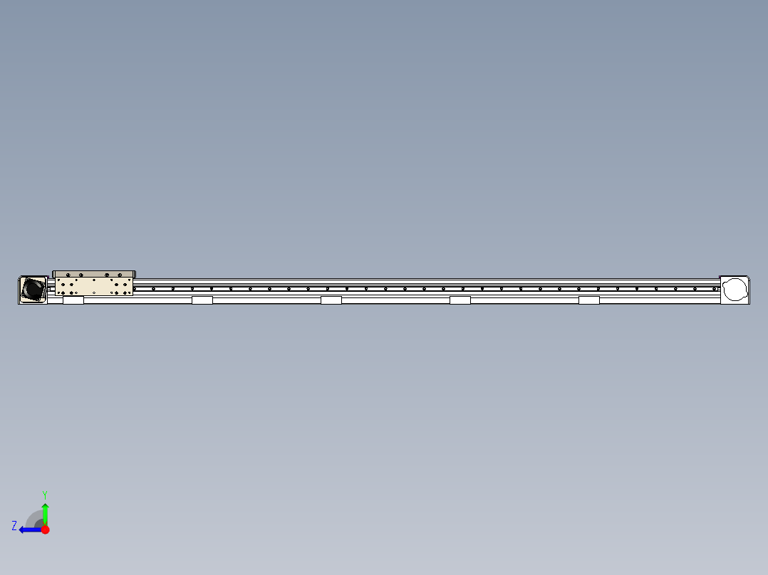 同步带滑台-欧规B8H-L176-S1800-L-ZP40-D3-N5右视图